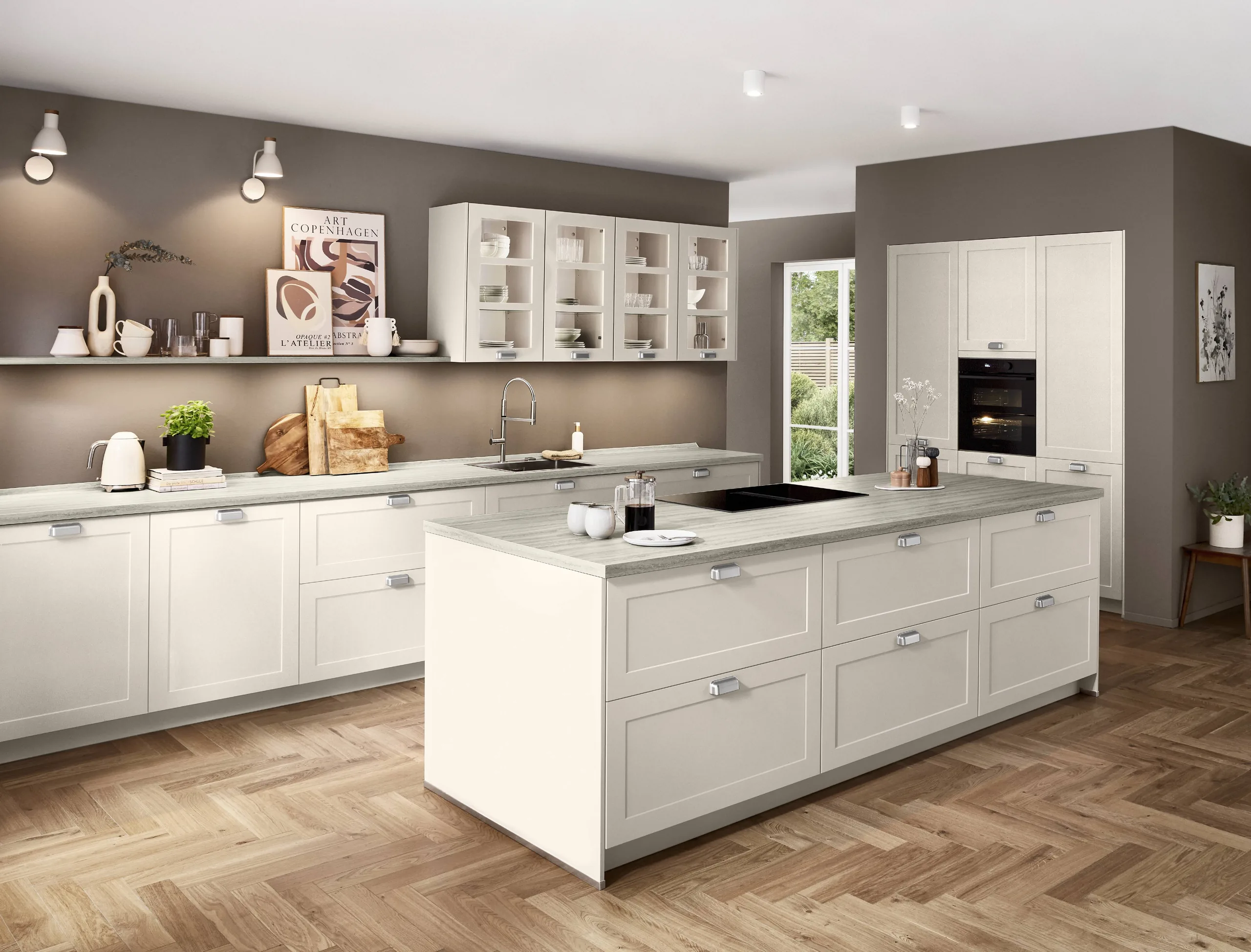 nobilia Küche Nordic Sand Perfect matt bei SORI Studios