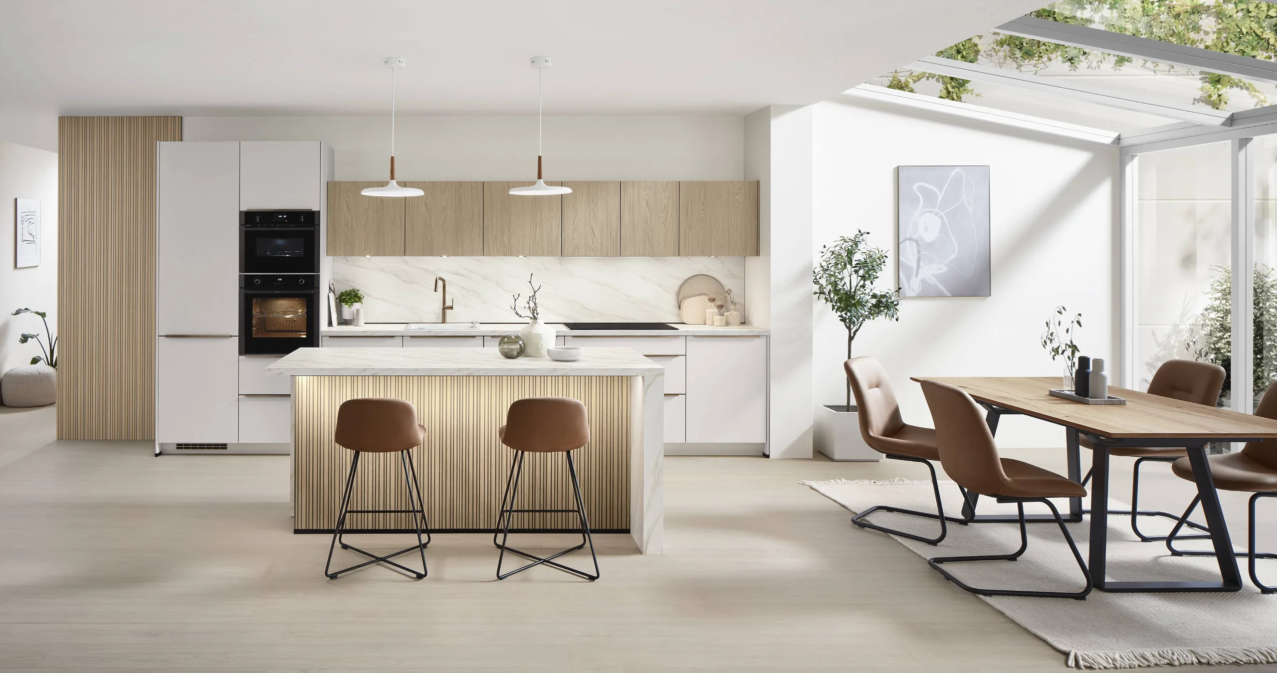 nobilia Küche Softline Weiß Perfect matt bei SORI Studios