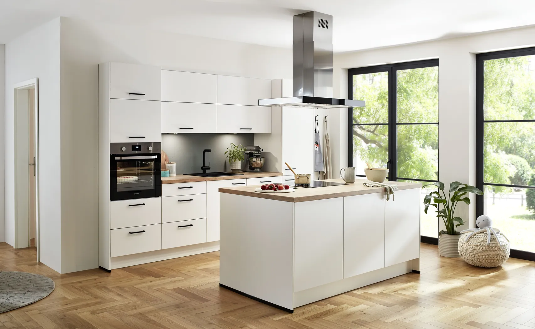 Sori elements kitchen design 12 Oak Sierra right-hand orientation 0