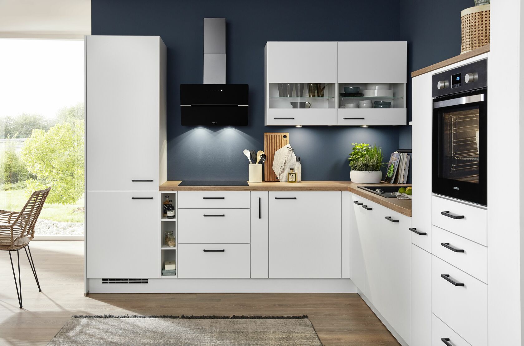 Sori elements kitchen design 13 Concrete Slate grey right-hand orientation 1