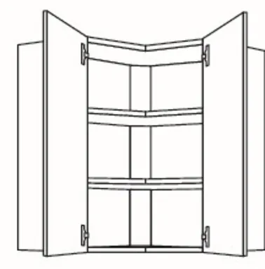 Sori Corner wall unit WE65-1