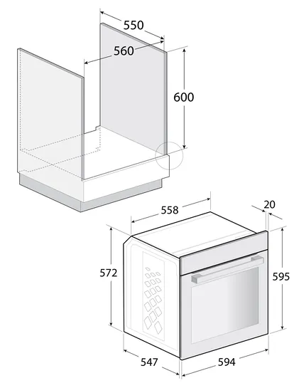 Sori BEKO Einbauherd BBUM113N1X mit Hydrolyse  Edelstahl BBUM113N1X 2