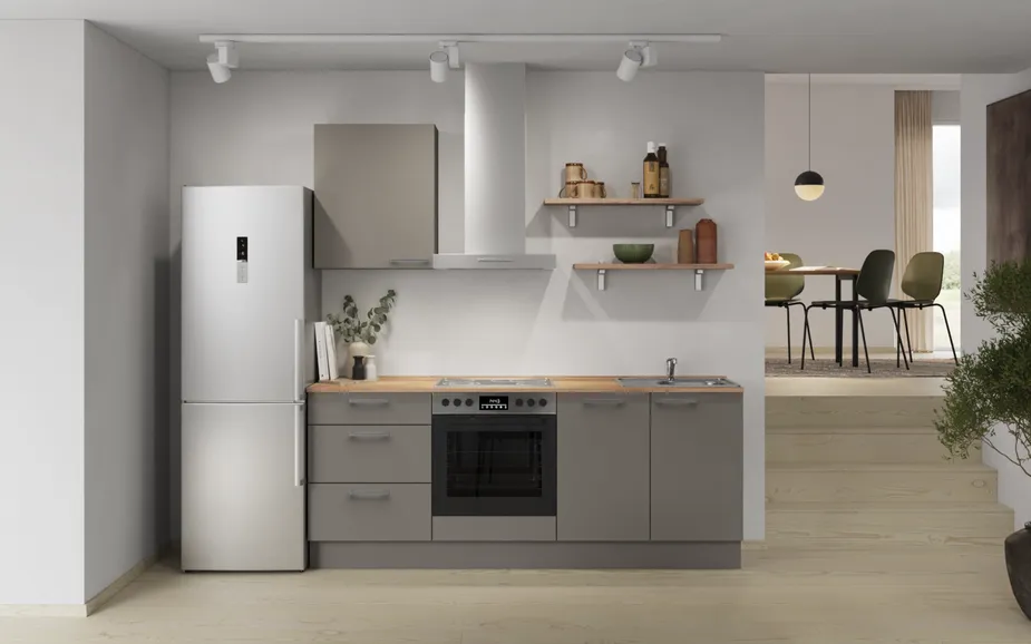 Sori Galley kitchen 210 cm with appliances planning 12 0