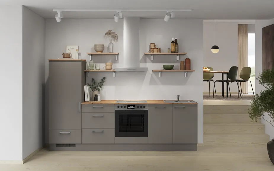 Sori Galley kitchen 270 cm with appliances planning 17 0