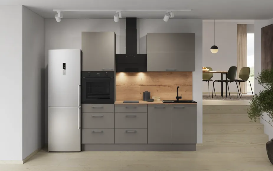 Sori Galley kitchen 210 cm with appliances planning 8 0