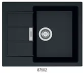 Sori FRANKE: Built-in sink Sirius S2D 611-62, made of Tectonite carbon 87502