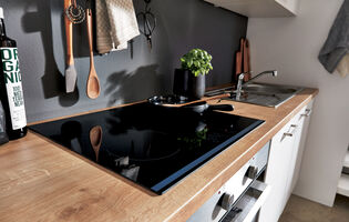 Sori elements kitchen design 08 Concrete Slate grey left-hand orientation 3