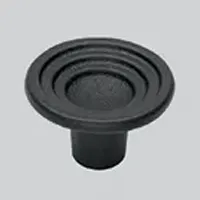 Cast iron knob black